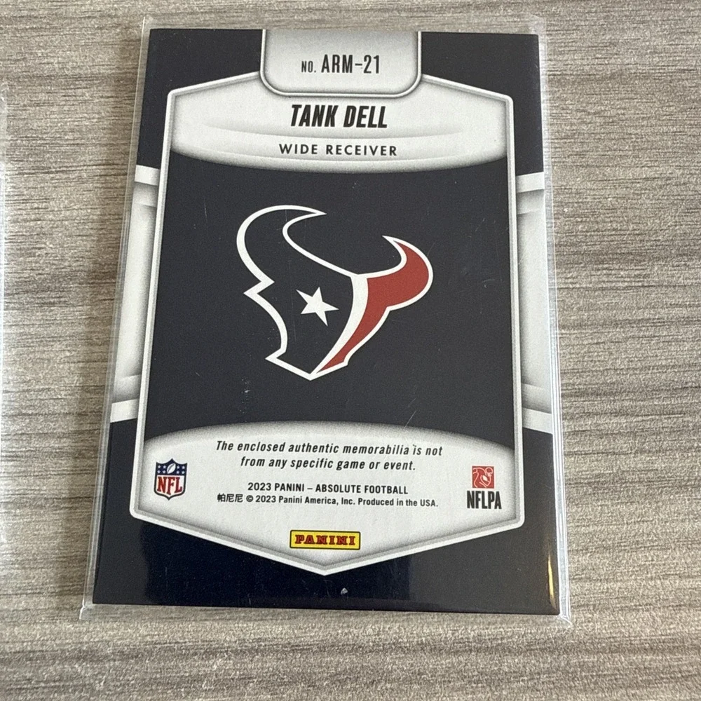 NFL Houston Texans Rookie Patch Card Lot Tank Dell Dalton Schultz